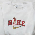 QR code: Iron Man x Nike Movie Embroidered Sweatshirt, Marvel Universe Embroidered Shirt, Nike Inspired Embroidered Shirt