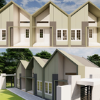 QR code: Desain Eksterior Rumah Kosan Modern 10x11 m2