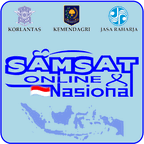 QR code:  MENERIMA SAMSAT ONLINE