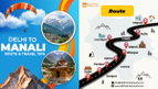 delhi to manli route