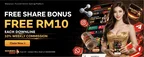 FREE SHARE BONUS RM10