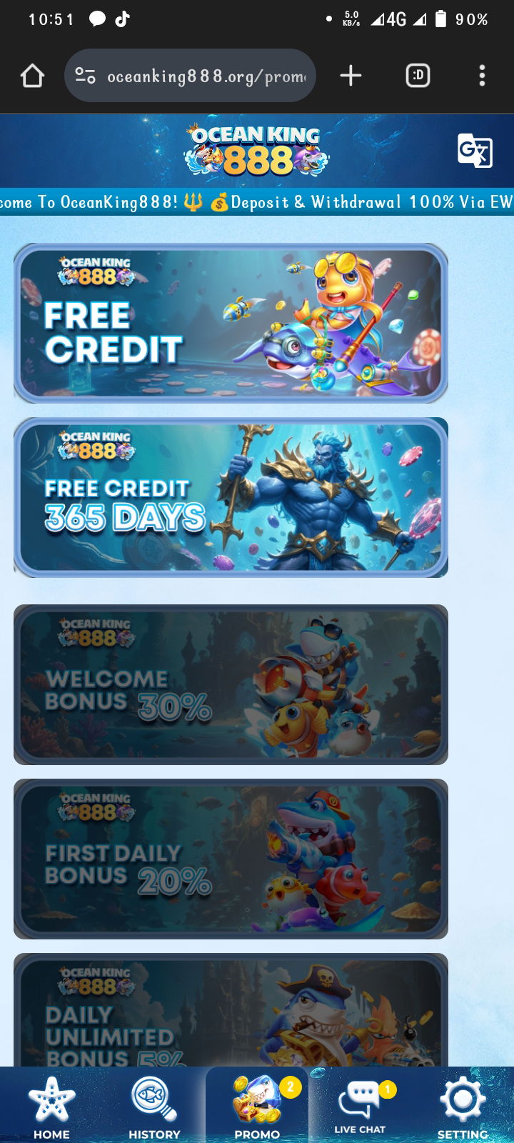 OceanKing888 FREE RM5