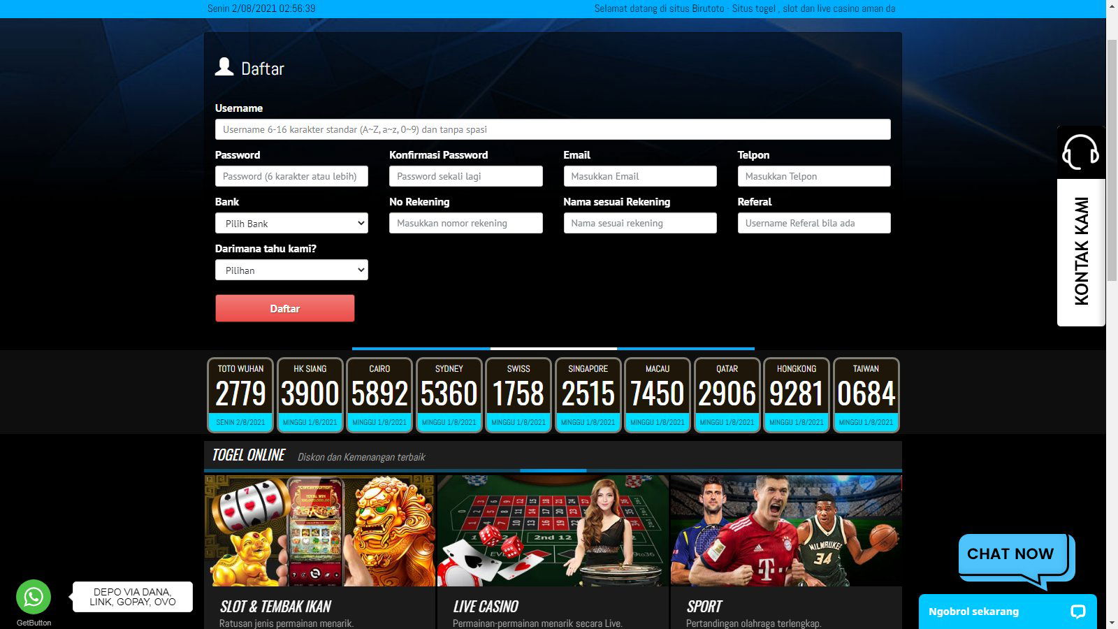 Prediksi Togel Online Terlengkap 2021