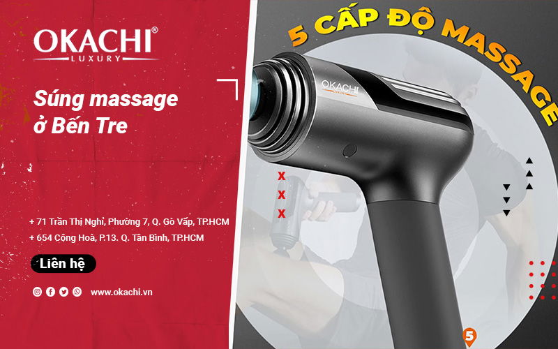 Những tiêu chí lựa chọn súng massage ở Bến Tre đáng tin cậy