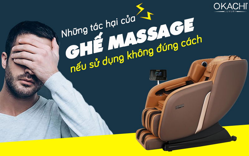 Tác hại của ghế massage: Lý do không nên ngồi quá lâu