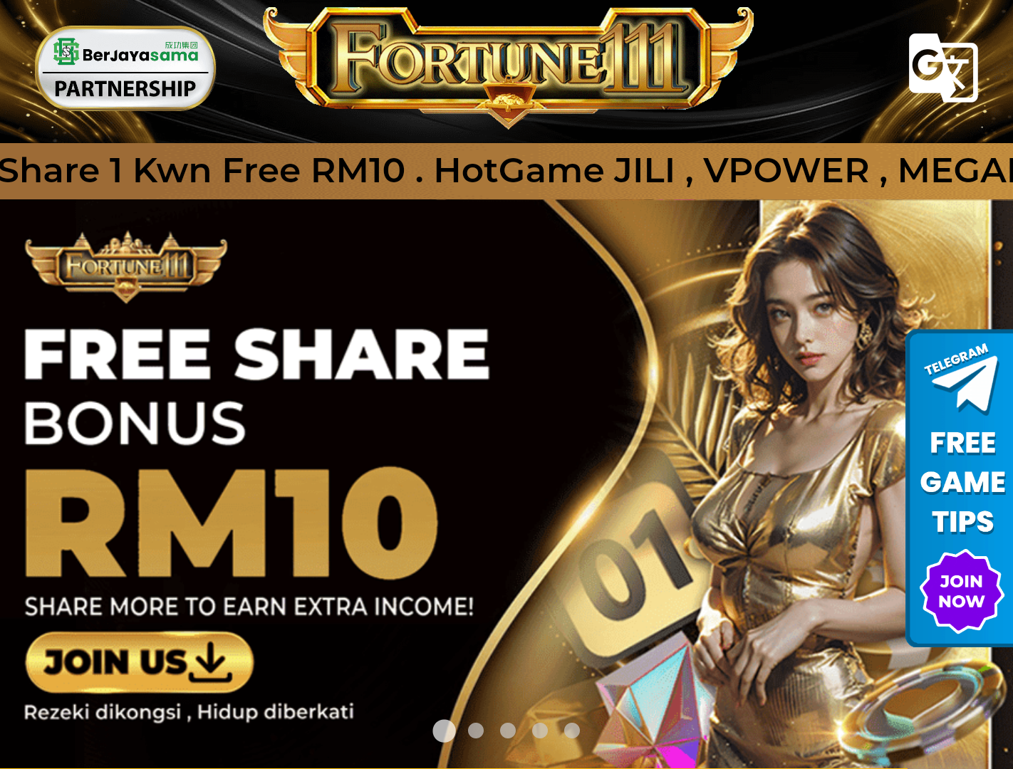 Trusted👍🏻✨FORTUNE111✨ 🔥Free Credit RM38 & Welcome Bonus 70%🔥