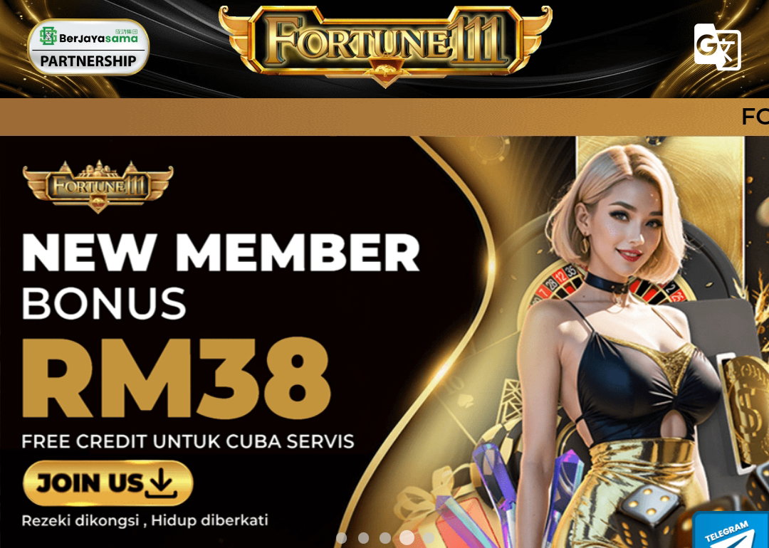 Fortune111 | Free Credit New Register RM38 | 365 Day Free Credit RM1 | 100% Trusted