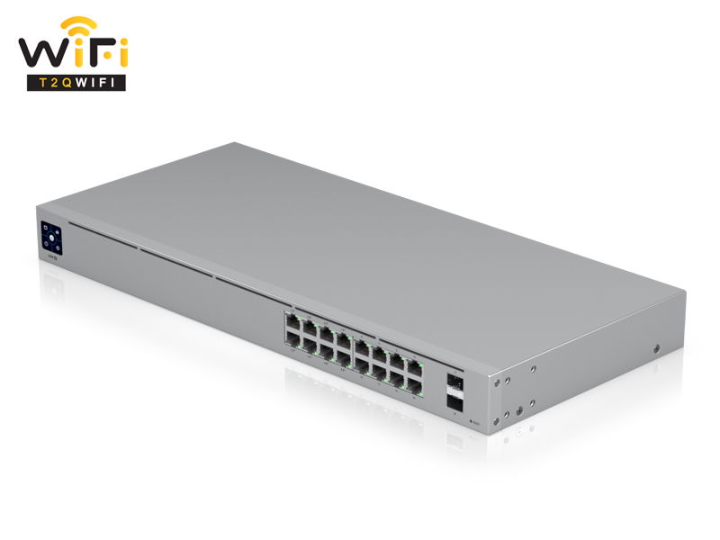 Thiết bị chuyển mạch UniFi Switch 16 PoE (USW-16-PoE) Giá RẺ | Thế Giới WiFi Chính Hãng T2QWIFI