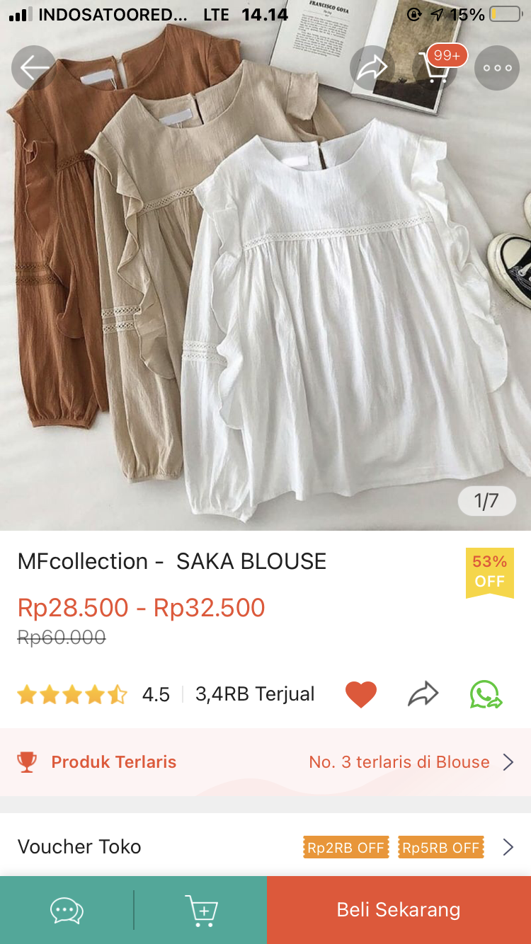 9.) saka blouse