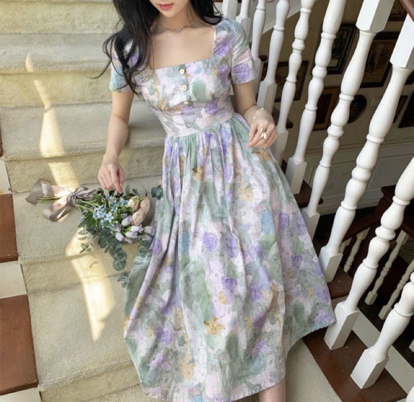 4. Dress Mariposa Korean Vintage