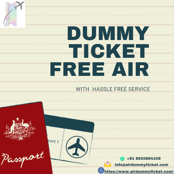 dummy ticket free air I Affordable & Verifiable