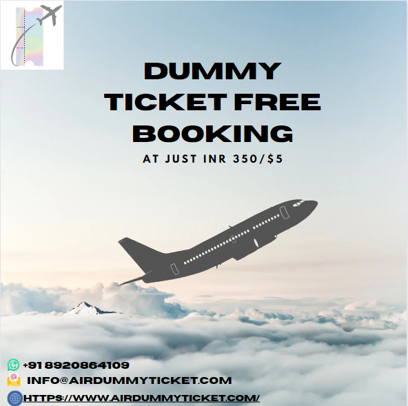 dummy ticket free booking I Affordable & Verifiable
