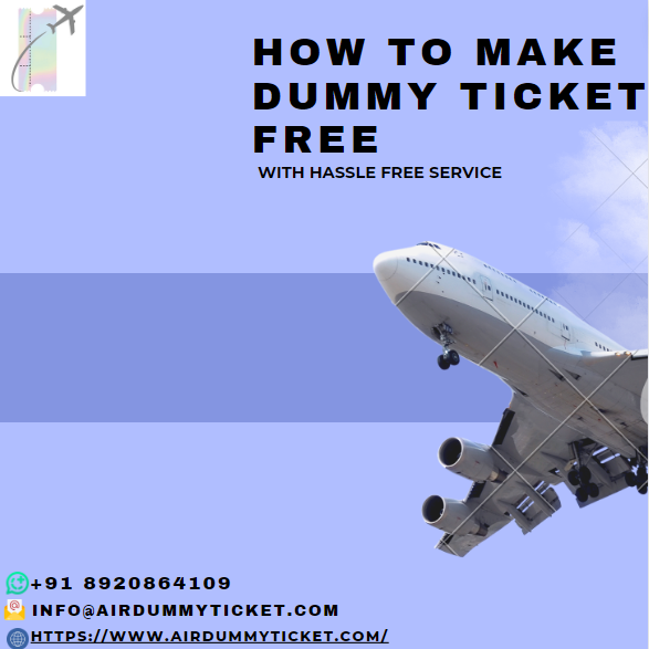how to make dummy ticket free I Affordable & Verifiable