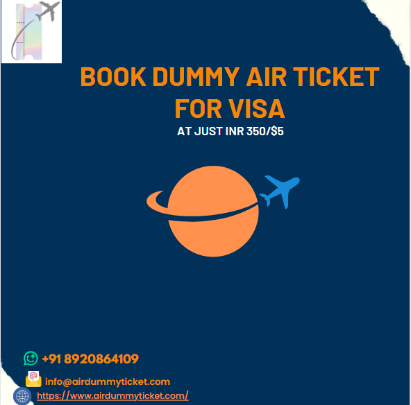 book dummy air ticket for visa I Affordable & Verifiable
