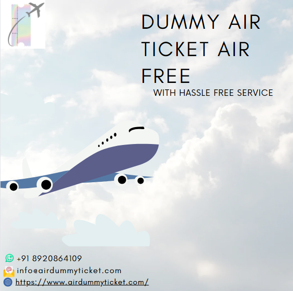 dummy air ticket air free I Affordable & Verifiable