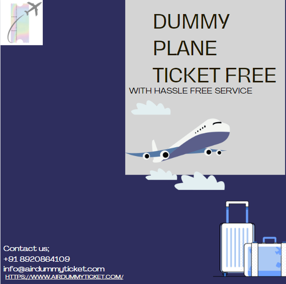 dummy plane ticket free I Affordable & Verifiable