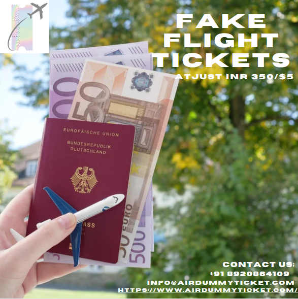 fake flight tickets I Affordable & Verifiable