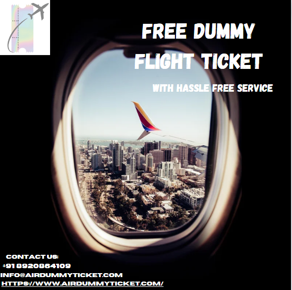 Free dummy ticket I Affordable & Verifiable