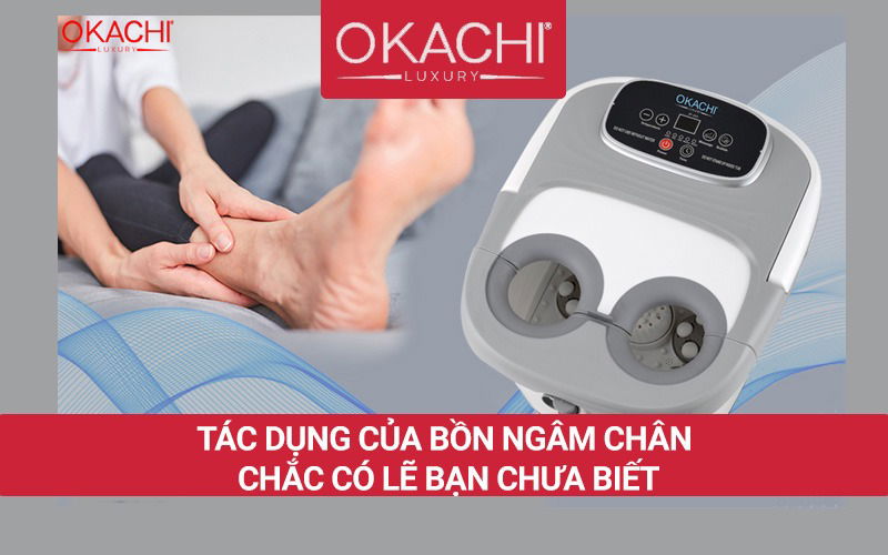 Khám phá tác dụng của bồn ngâm chân trong hồi phục sức khỏe sau ngày dài