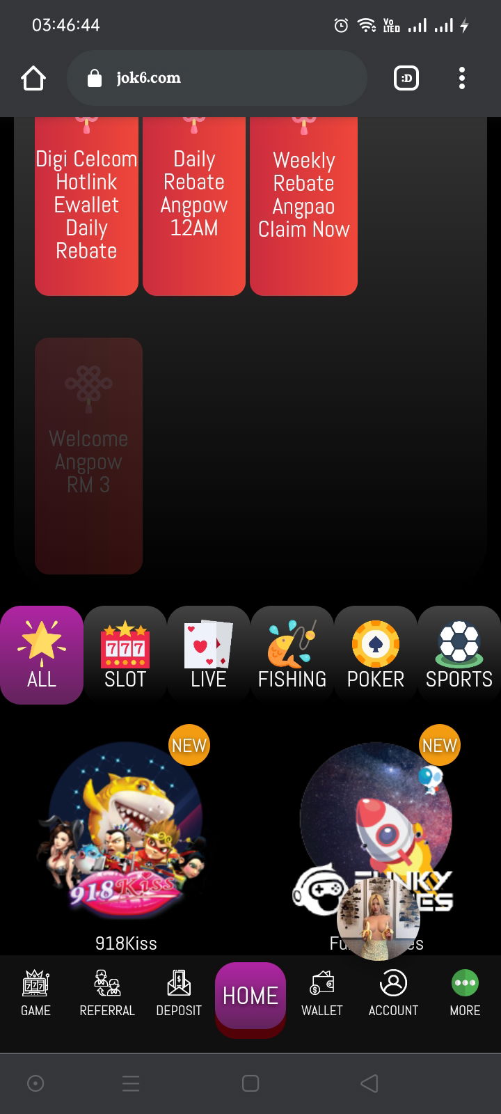 Free credit angpou and angpou new member 