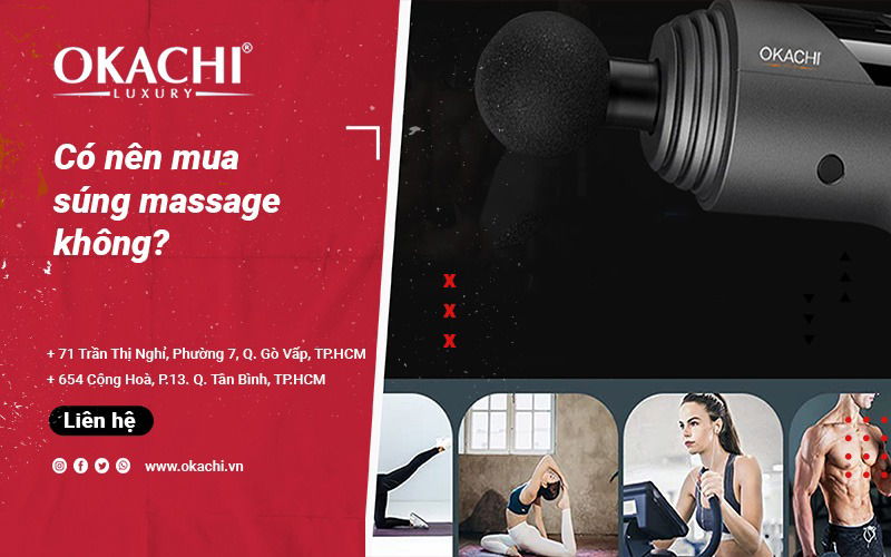 Có nên mua súng massage không? Tất cả những gì bạn cần biết trước khi mua