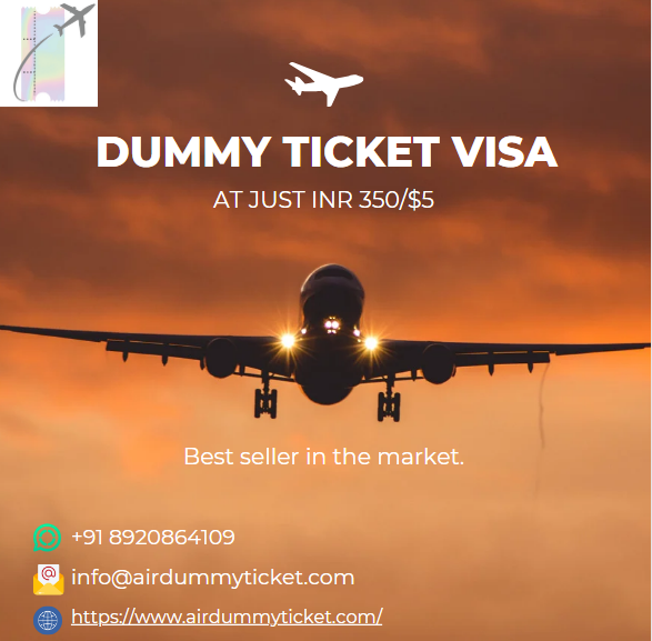 Dummy ticket visa I Affordable & Verifiable