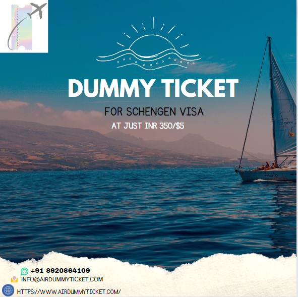 Dummy ticket for schengen visa I Affordable & Verifiable