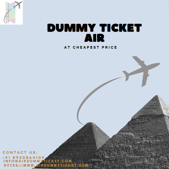 Dummy ticket air I Affordable & Verifiable