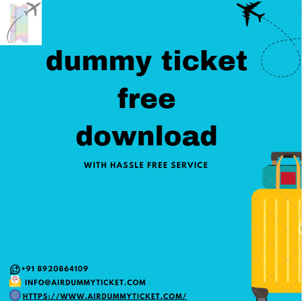 dummy ticket free download I Affordable & Verifiable