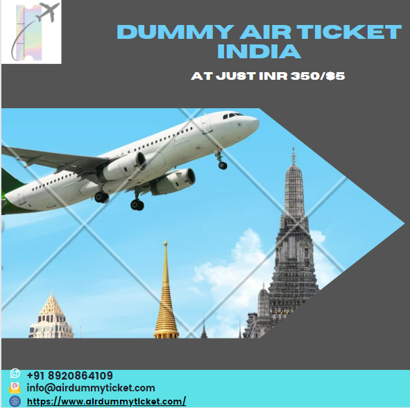 dummy air ticket india I Affordable & Verifiable