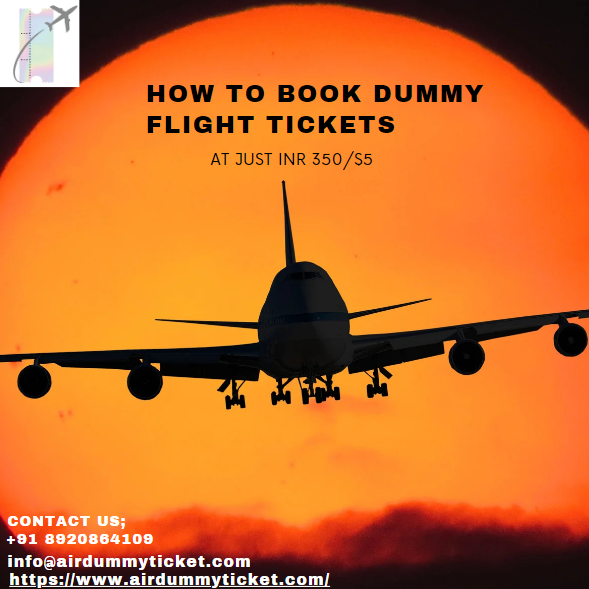 how to book dummy flight tickets I Affordable & Verifiable