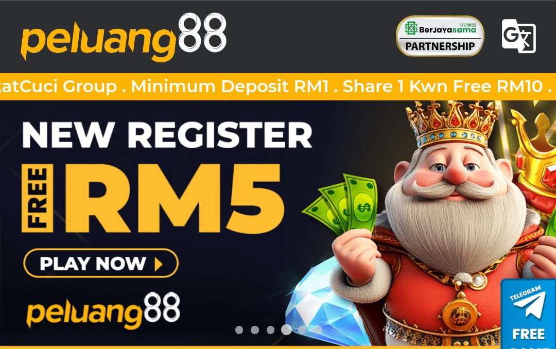 Peluang88 | Free Credit New Register RM3 | 365 Day Free Credit RM2 | 100% Trusted
