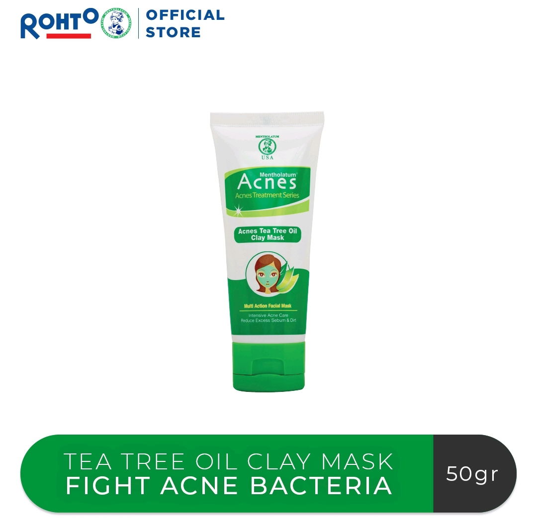 16. Acnes tea tree oil clay mask 50 gr