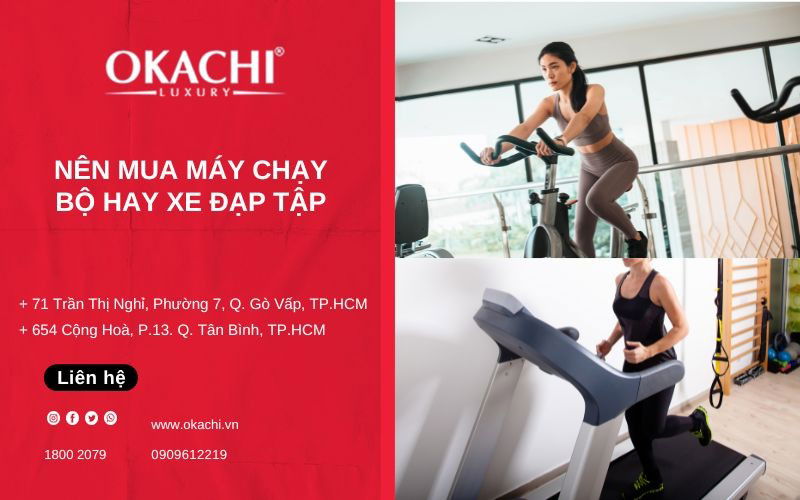 Nên mua máy chạy bộ hay xe đạp tập? Tư vấn chọn thiết bị tập tại nhà