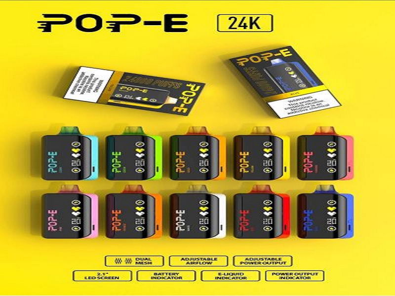 POP-E 24k 5% Disposable Device: Premium Flavor & Style