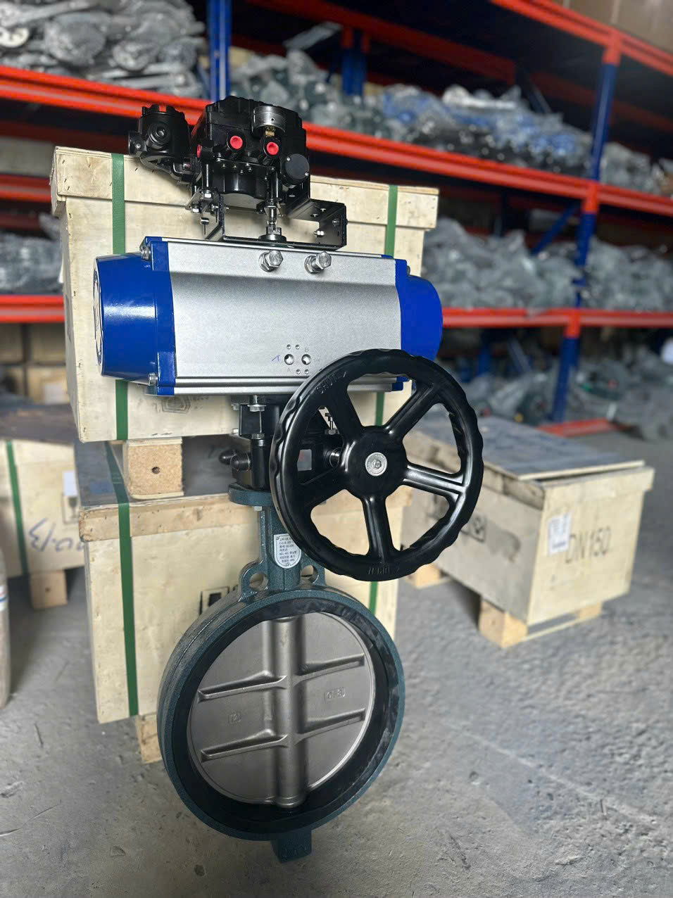 Van bướm JMV điều khiển khí nén| ON-OFF, tuyến tính, giá tốt