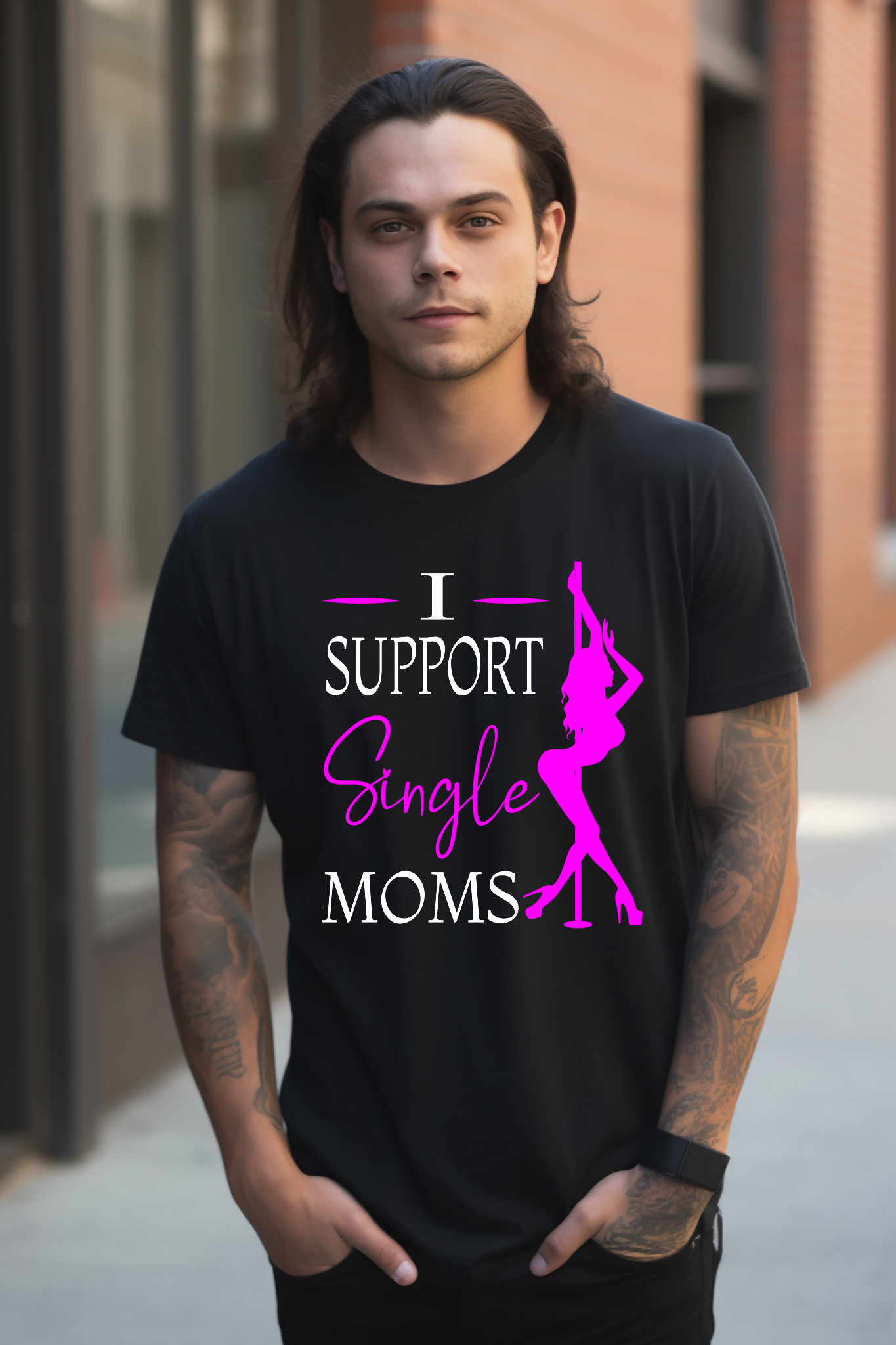 I Support Single Moms T-Shirt