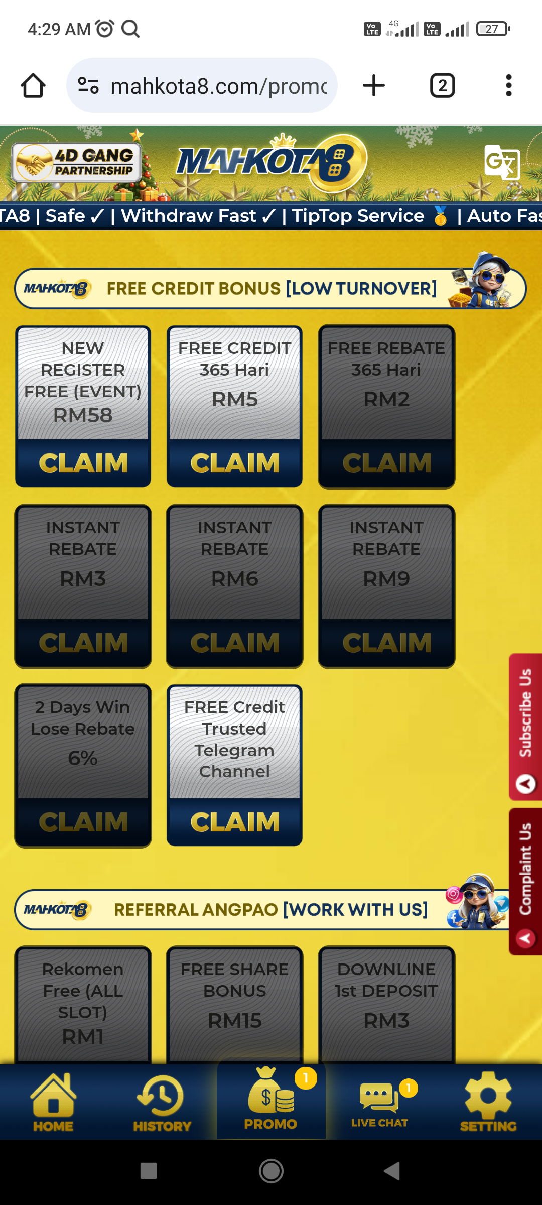 MAHKOTA8: Min Cuci RM20 | Kasino Online Terpercaya | Baccarat, Fishing, Slot