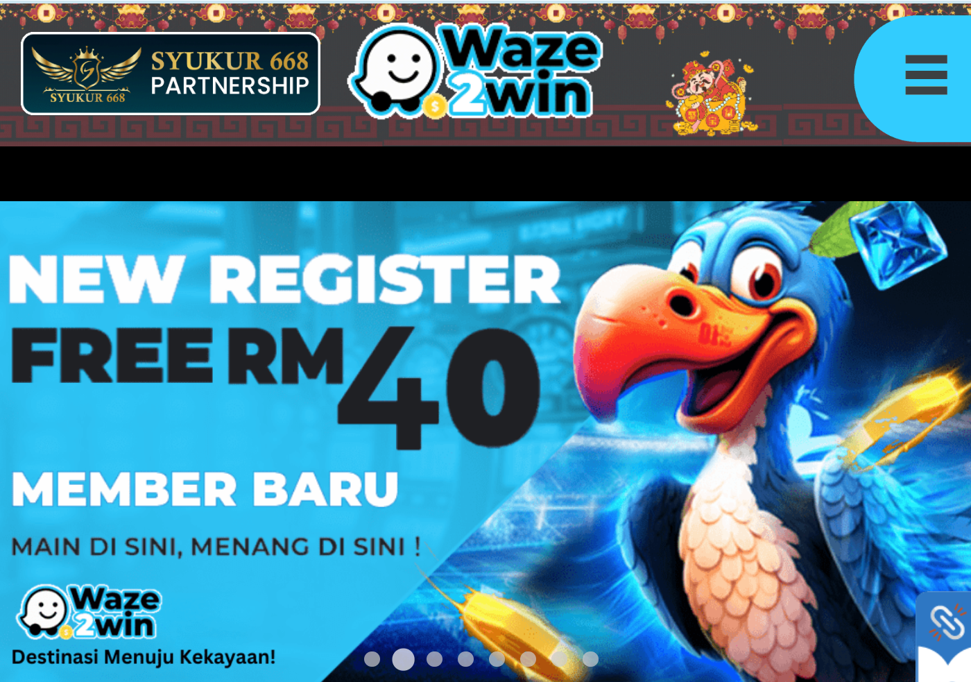 Trusted👍🏻✨WAZE2WIN✨ 🔥Free Register Credit RM40  & Vip Special Bonus 🔥
