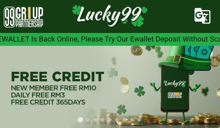 Lucky99 | Free Credit No deposit RM20