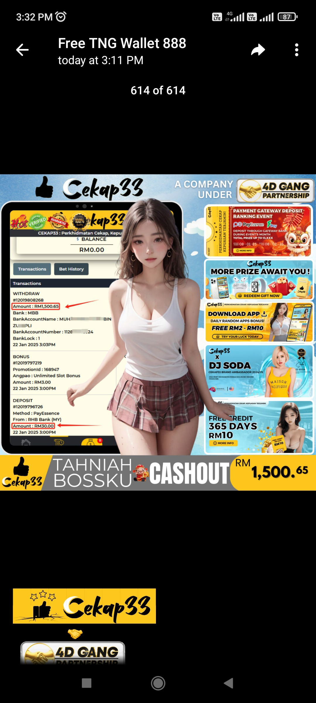 Free creadit For New Member 