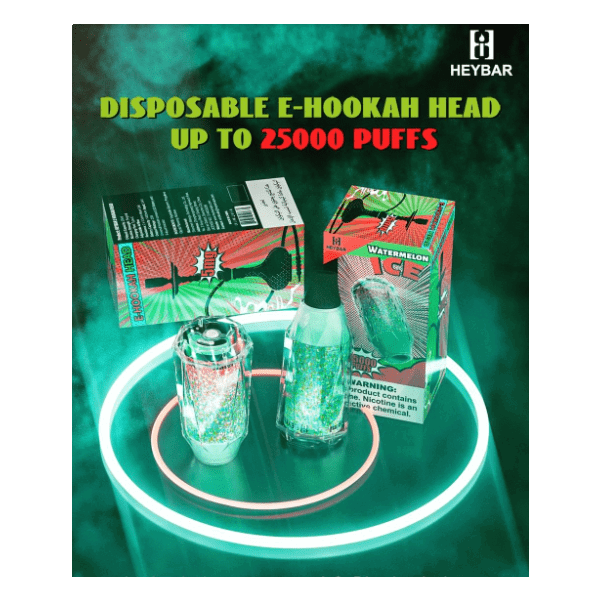 HeyBar E-Hookah Head 25000 Puffs