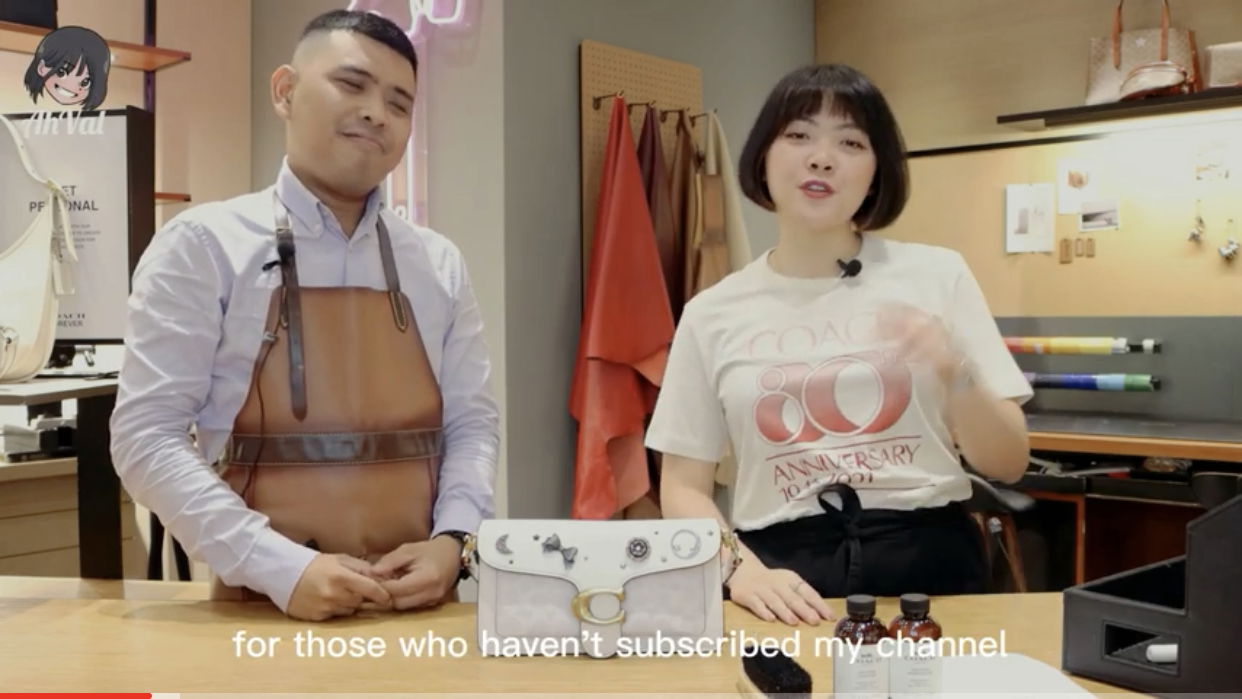 Clean your Coach Bag with Anas 😬