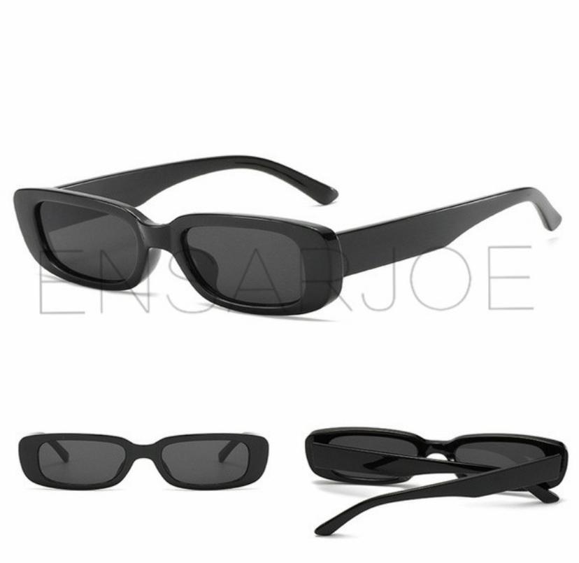 No 6 Square Black Frame Sunglasses