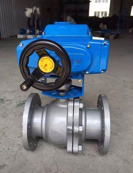 Van bi điều khiển điện tay quay | Van bi tay quay | Van bi điện