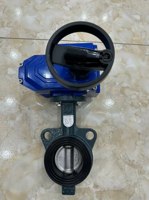 Van bướm gang điều khiển điện| DN50-DN1200| chính hãng