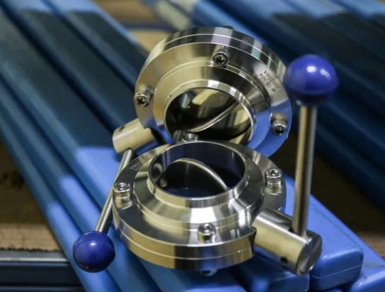 Van bướm inox vi sinh | Tay rút - tay gạt - điện - khí nén