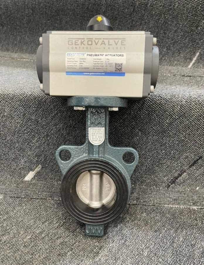 Van bướm JMV điều khiển khí nén| DN50-DN100| Giá tốt