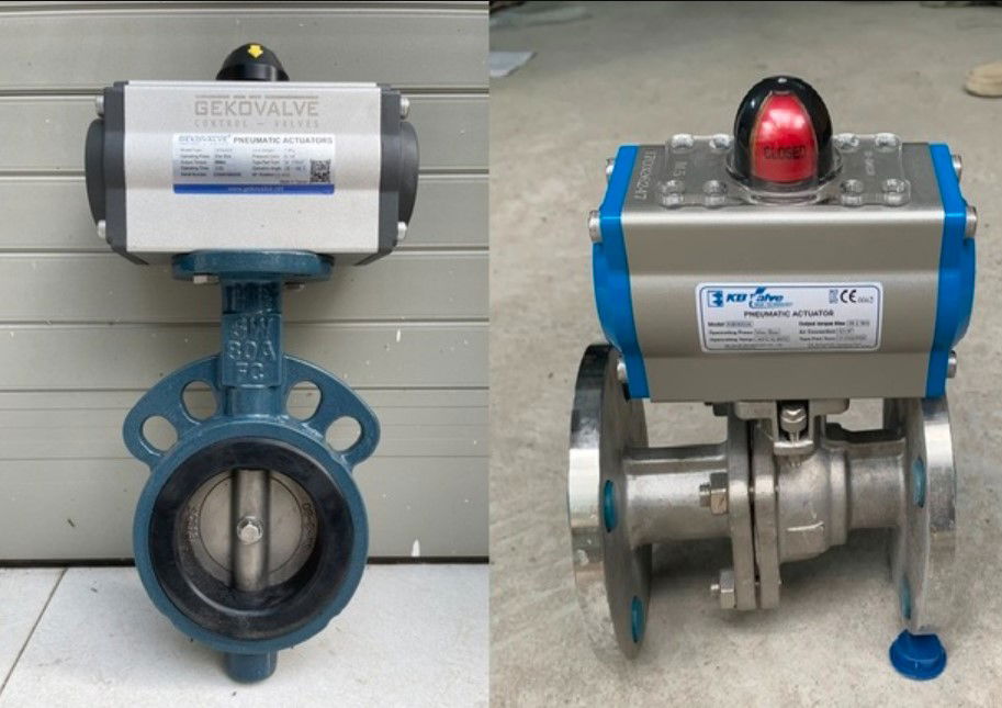 Van bi-Van bướm điều khiển khí nén | RẺ NHẤT MIỀN BẮC