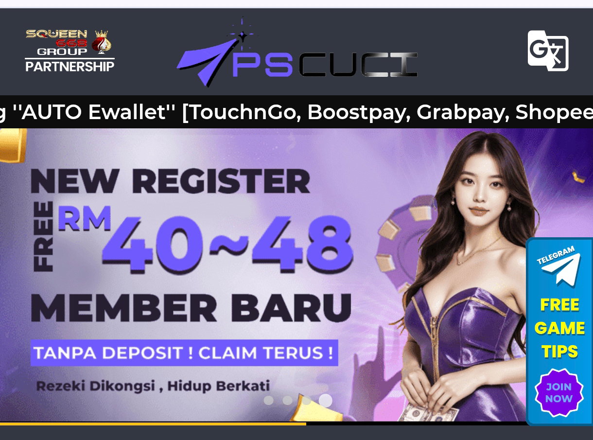 PSCUCI | New Member Free Credit Rm40 | Welcome Bonus 330% | 100% Trusted